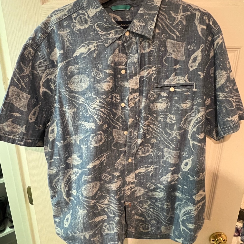 Tommy Bahama Oceanic Blue Casual Shirt
